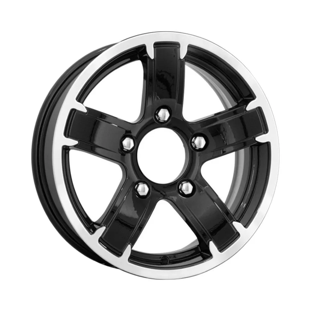 Диск литой R15 6.5J 5x139.7/98 ET40 КИК Ангара Алмаз черный 85694216215