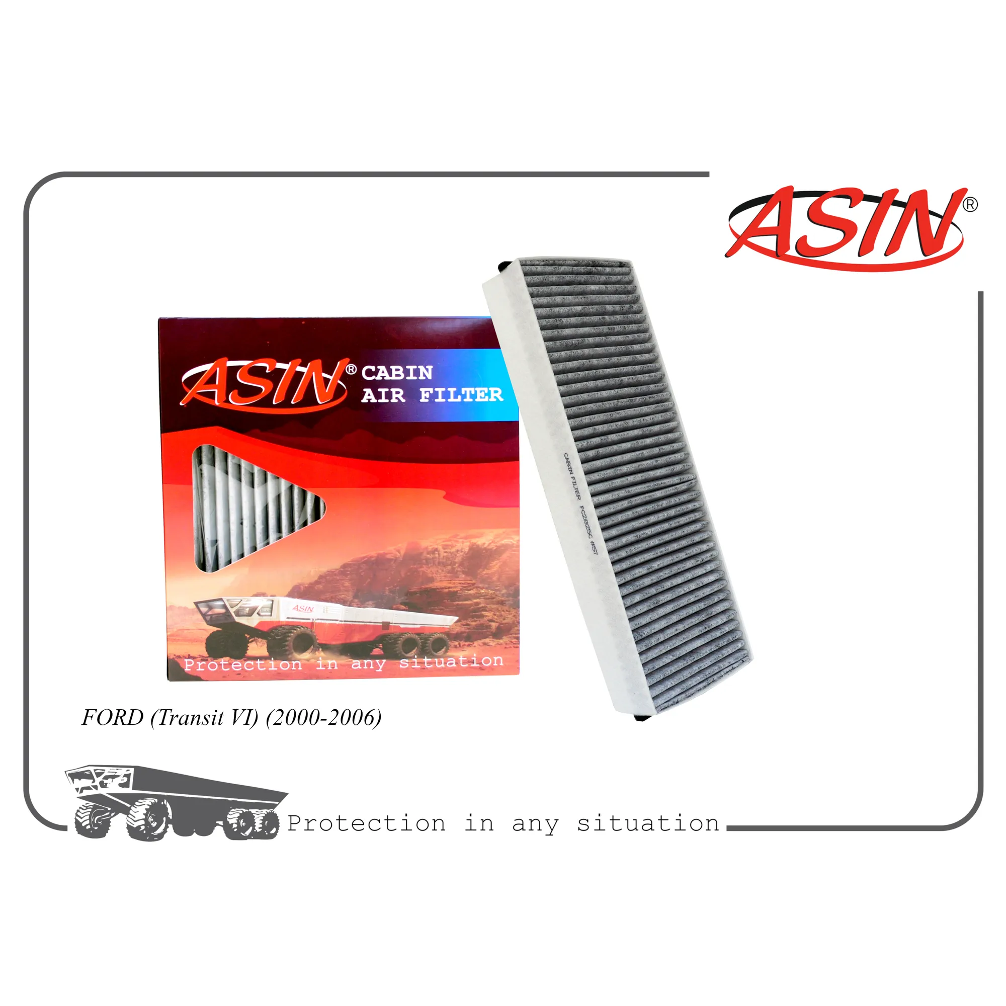 Фильтр салонный 1459009/ASIN.FC2825C (угольный) ASIN ASIN ASIN.FC2825C