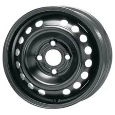 Диск штампованный R15 6J 4x114.3/66.1 ET45 TREBL 64E45M Black 9112675