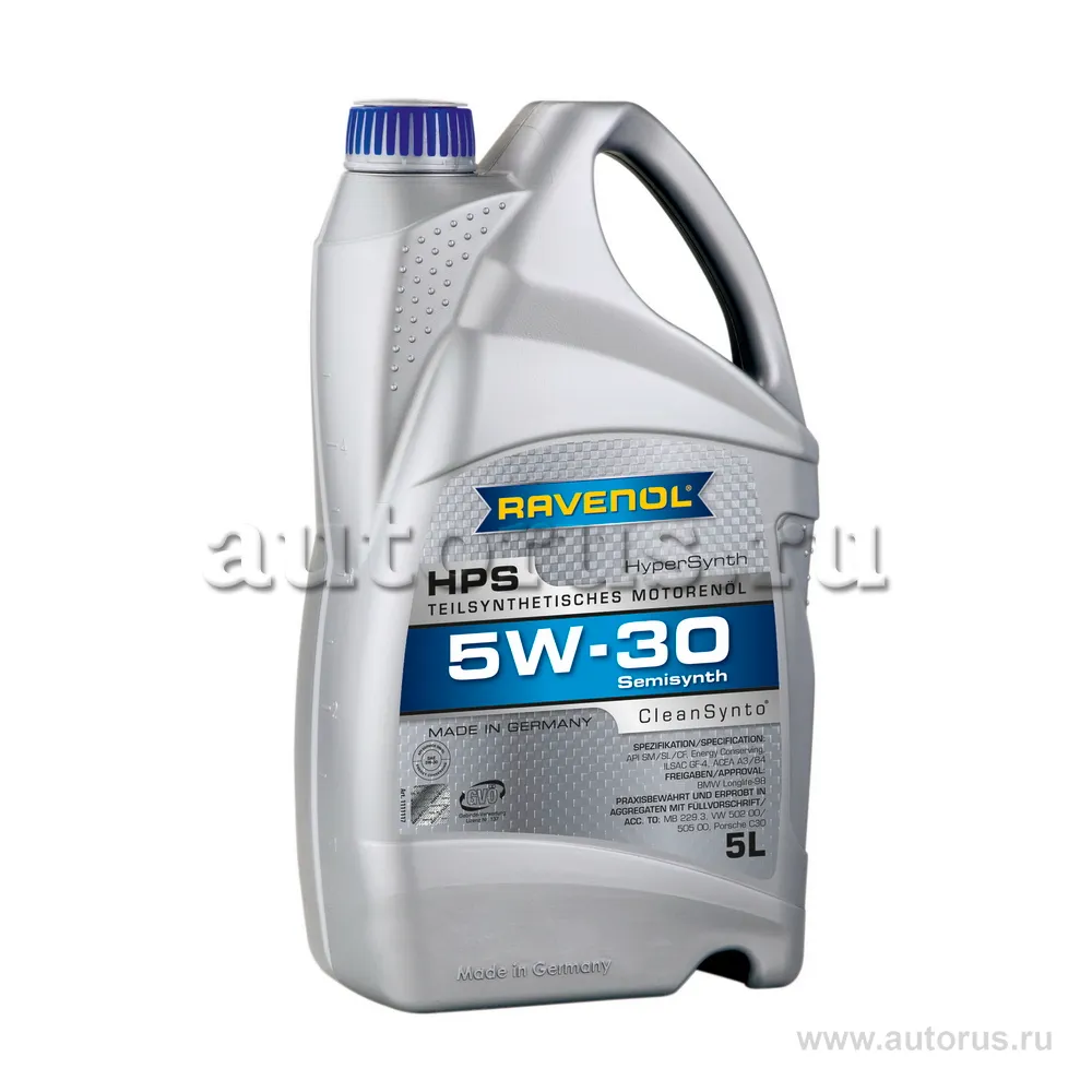 Моторное масло RAVENOL HPS SAE 5W-30 (5л) new 1111117-005 (4014835722859)