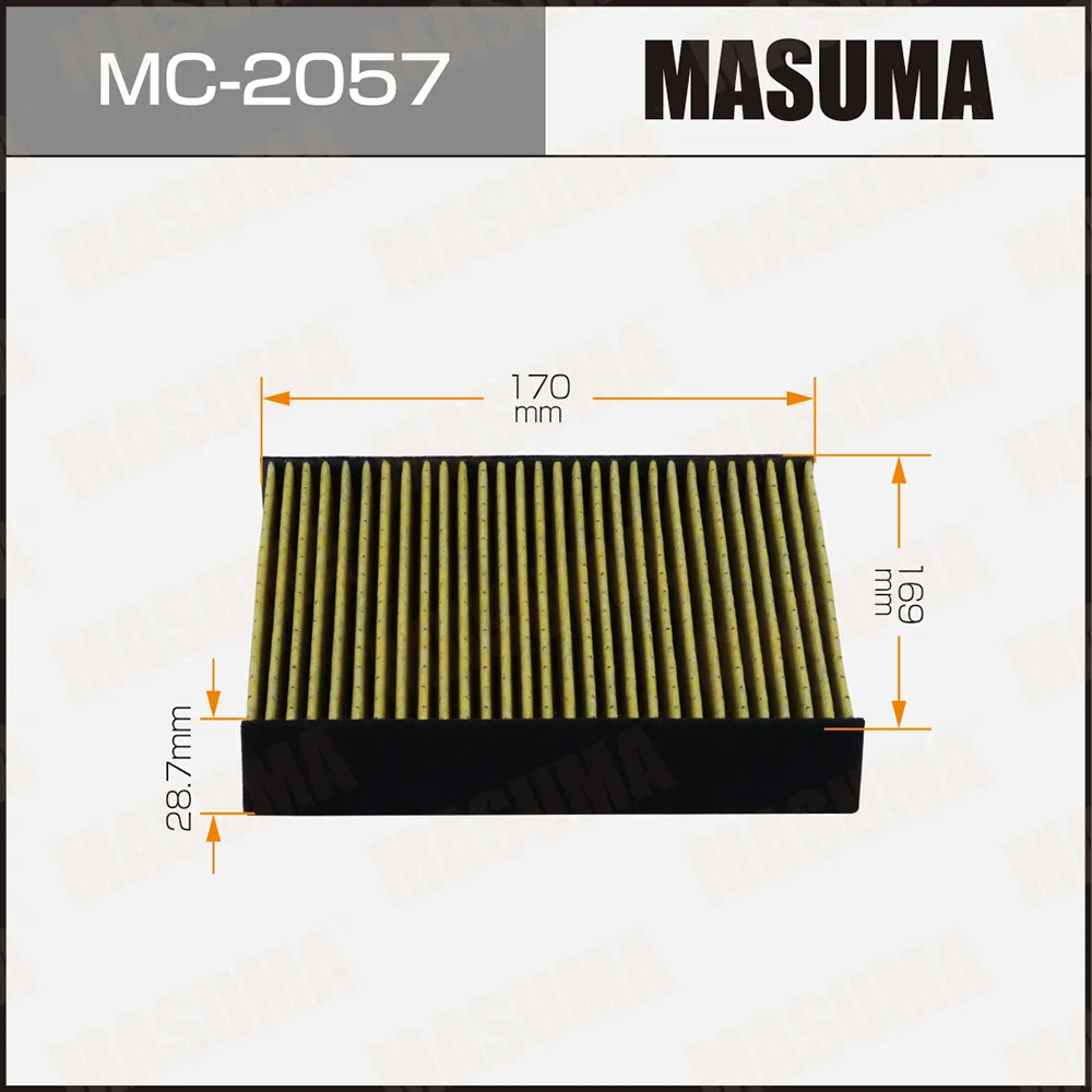 САЛОННЫЙ ФИЛЬТР AC939J MASUMA (1/40) MASUMA MC2057