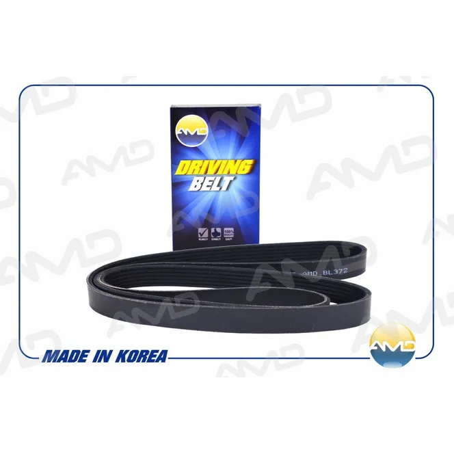 Ремень 6PK1670 поликлиновый, генератора 25212-25030AMD.BL372 AMD