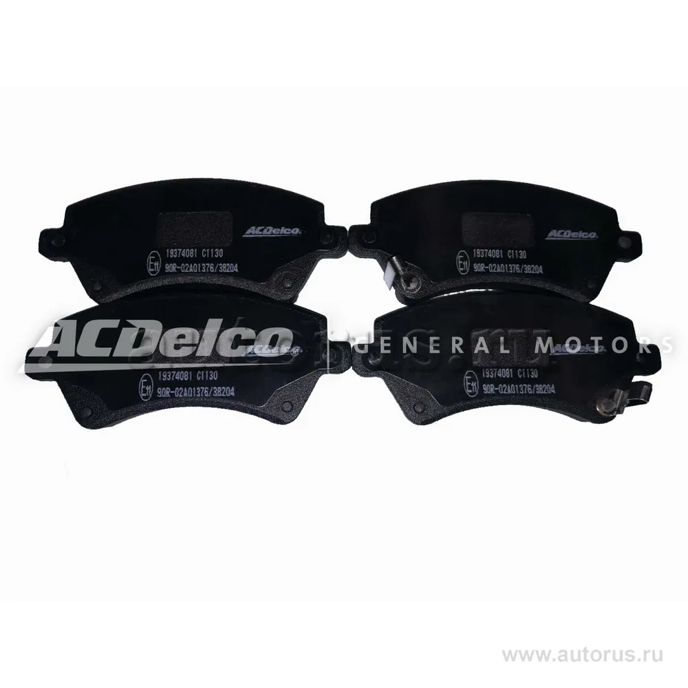 Колодки передние Toyota COROLLA ACDelco 19374081