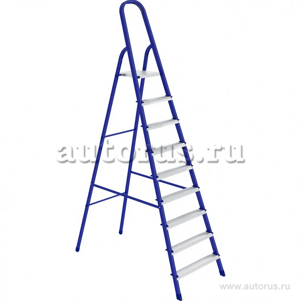 Стремянка, 9 ступеней, стальная // Россия