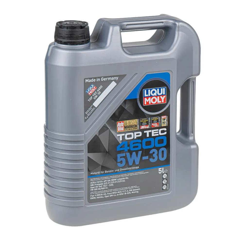 Масло моторное LIQUI MOLY Top Tec 4600 5W-30 синтетическое 5 л  2316 / 3756 / 8033