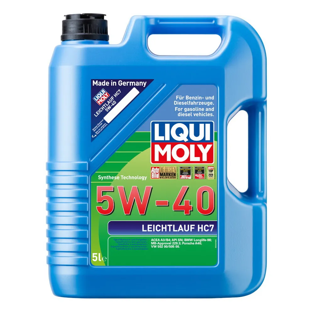 Мот.масло LiquiMoly НС-синт. Leichtlauf HC 7 5W-40 SN A3/B4 (5л) LIQUI MOLY 2309