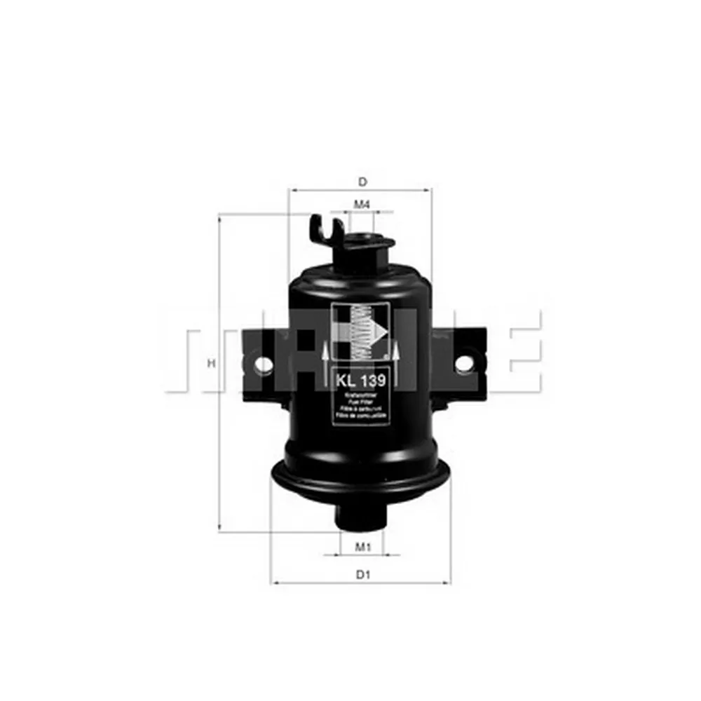 Фильтр топливный Toyota, LEXUS, GENERAL MOTORS KNECHT/MAHLE KL139