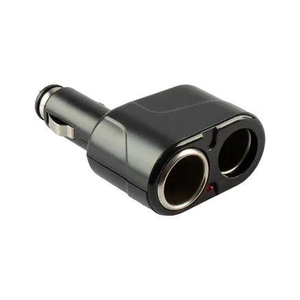 Разветвитель прикуривателя, 2 разъема (блистер) LECAR LECAR000035309