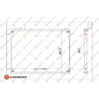 КОНДЕНСАТОР EUROREPAR 1610161180