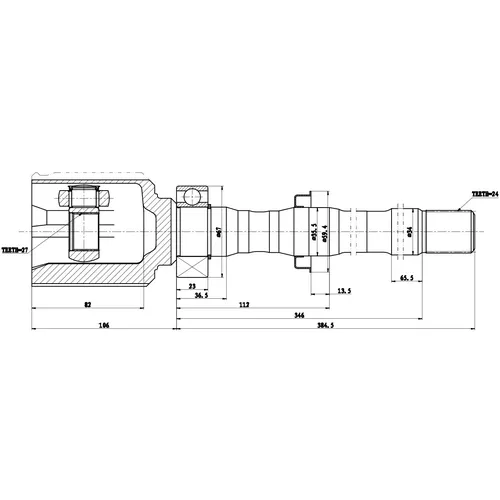 ШРУС внутренний TOYOTA RAV4 (05-- 13 ),- R ZIKMAR Z87508R