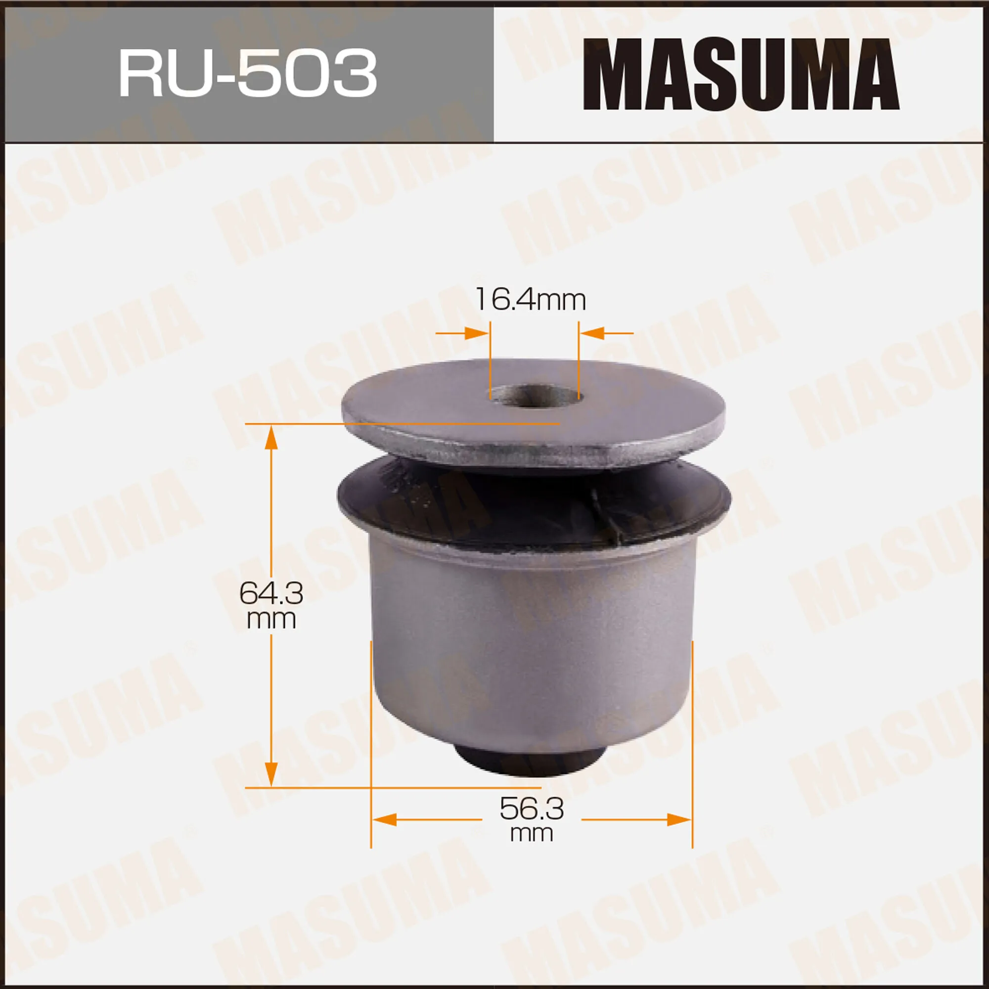 Сайлентблок TOYOTA Avensis II/Scion 04-10 MASUMA RU-503