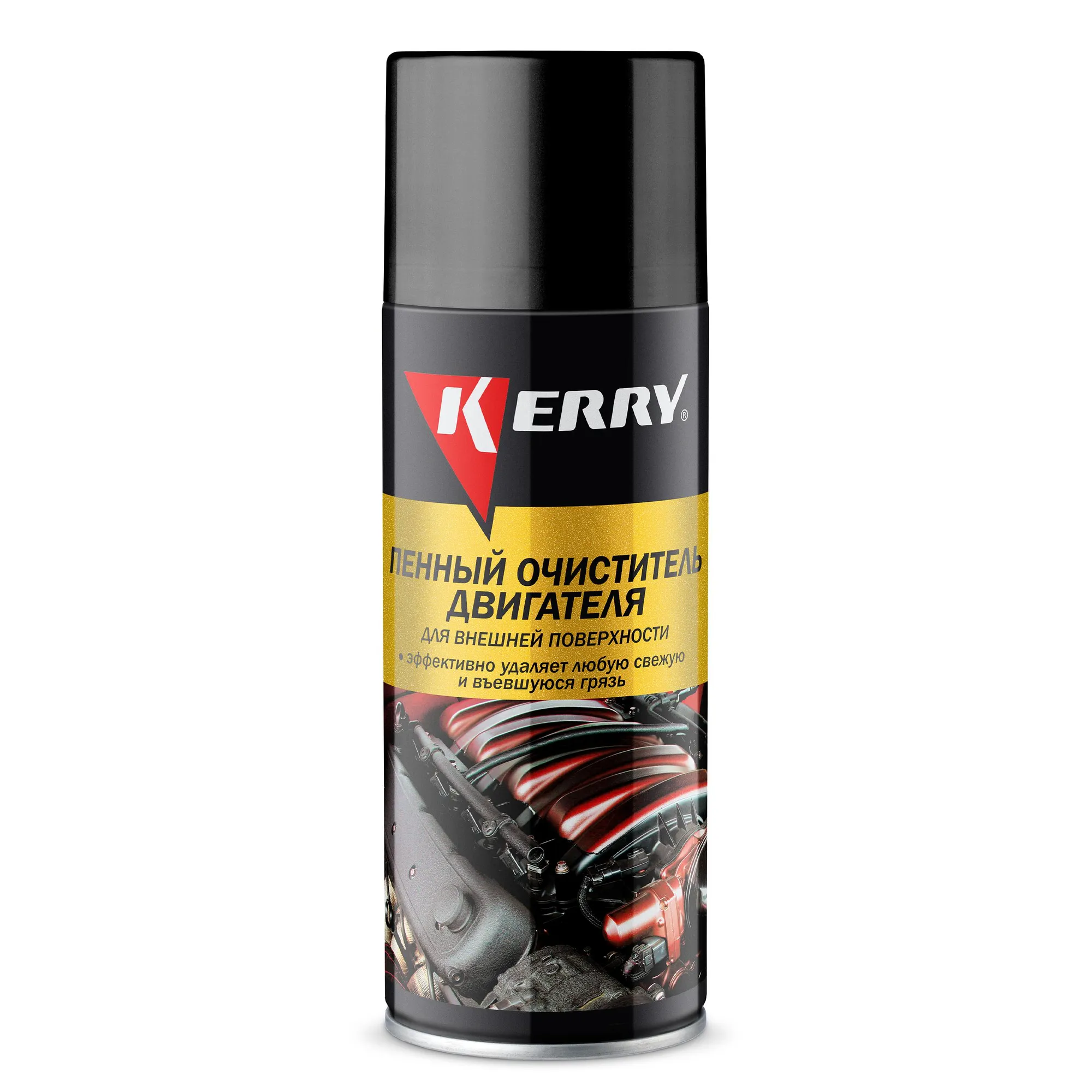 Пенный очиститель двигателя аэрозоль 520 мл KERRY KR-915 KERRY KR-915