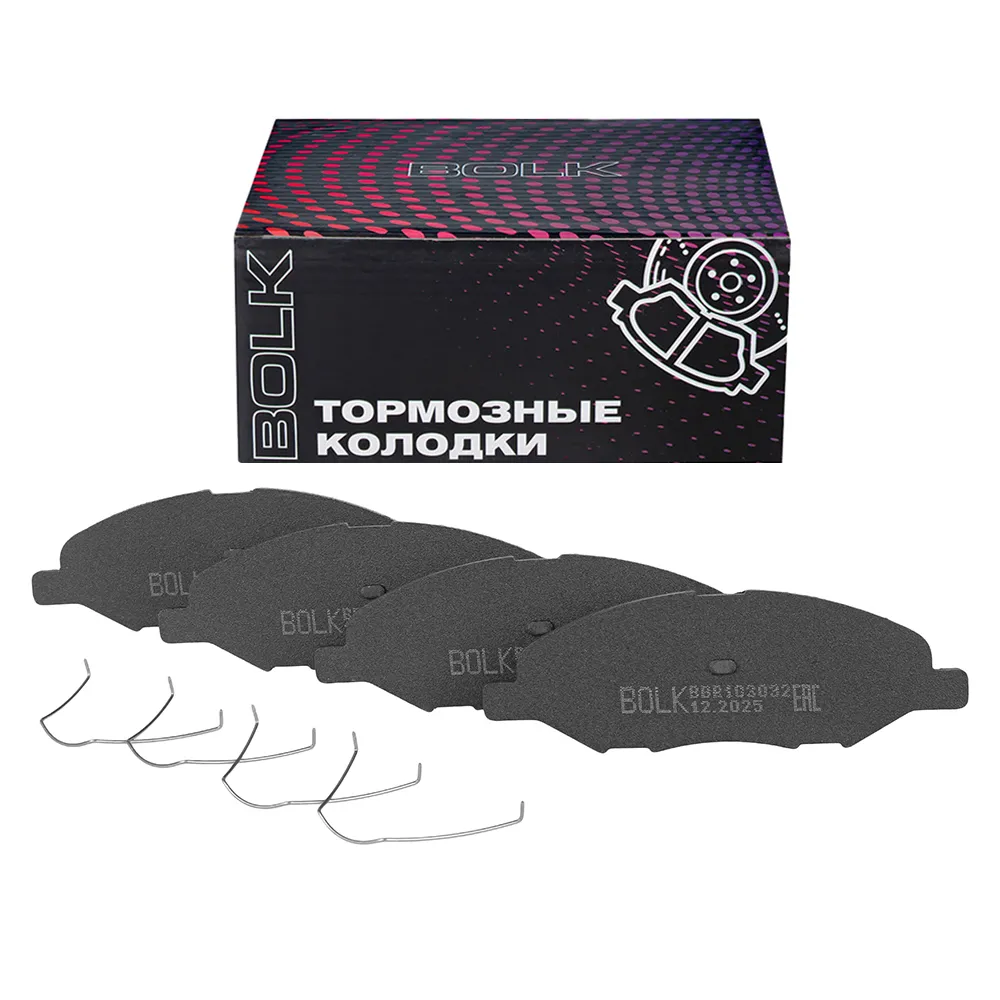 Колодки передние NISSAN Micra K12/Note/Tiida/Cube II BOLK BBR103032