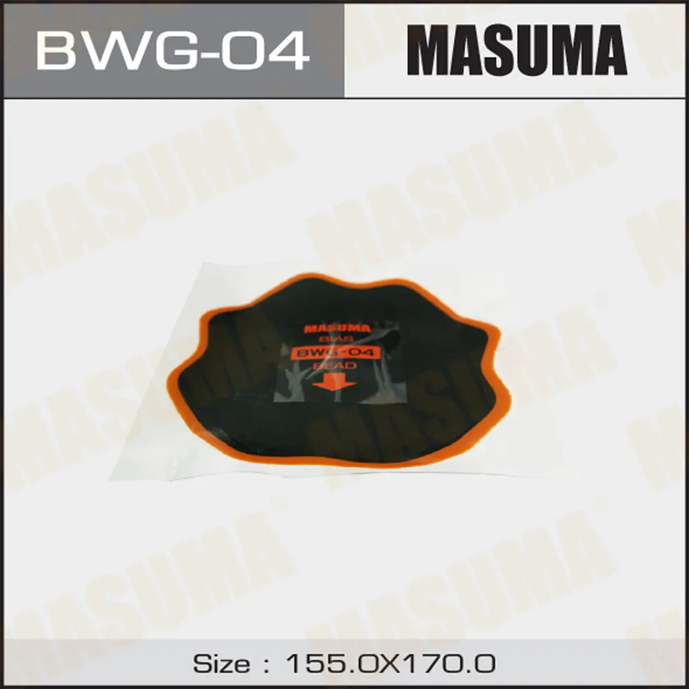 Заплатки боковых порезов D170mm. 4 слоя корда MASUMA BWG-04