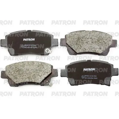 Колодки тормозные дисковые TOYOTA: COROLLA 02-, COROLLA Verso 02-04, COROLLA PATRON PBP058