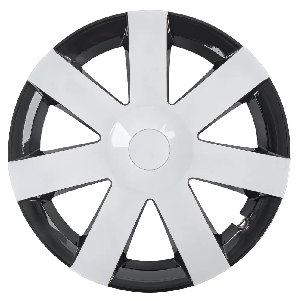Колпаки R14 Andromeda 4шт (бело-черные) ABS-пластик ARNEZI A0702071