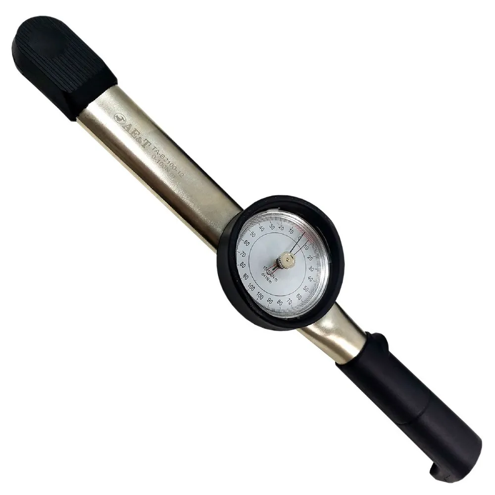 Динамометрический ключ 1/2 усилие затяжки 0-100 Нм, со шкалой индикации AE&T TA-B2100-12