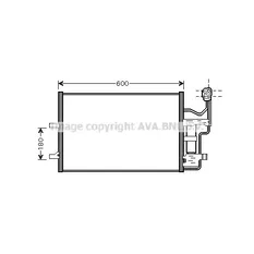 Радиатор кондиционера AVA MZ5184D