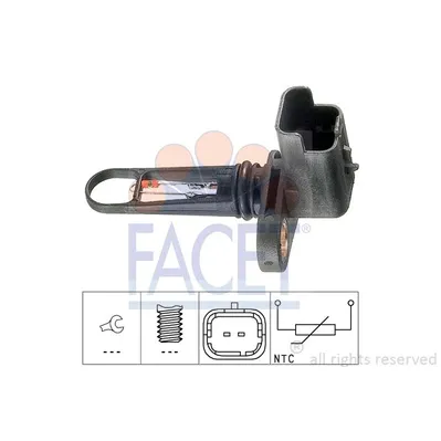 Датчик температуры воздуха CITROEN: BERLINGO 1.6 HDi 110/1.6 HDi 75/1.6 HDi 90 08-, BERLINGO (MF) 1.