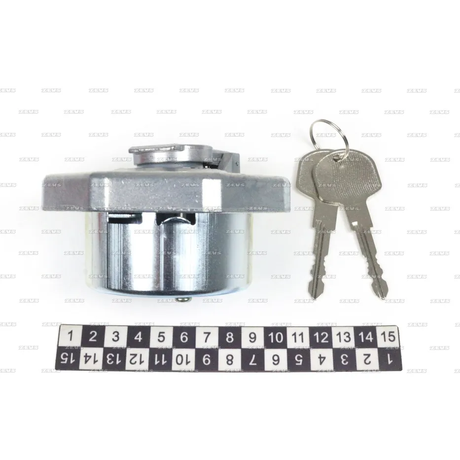 Крышка топливного бака 67mm с ключом ZEVS QB-1008