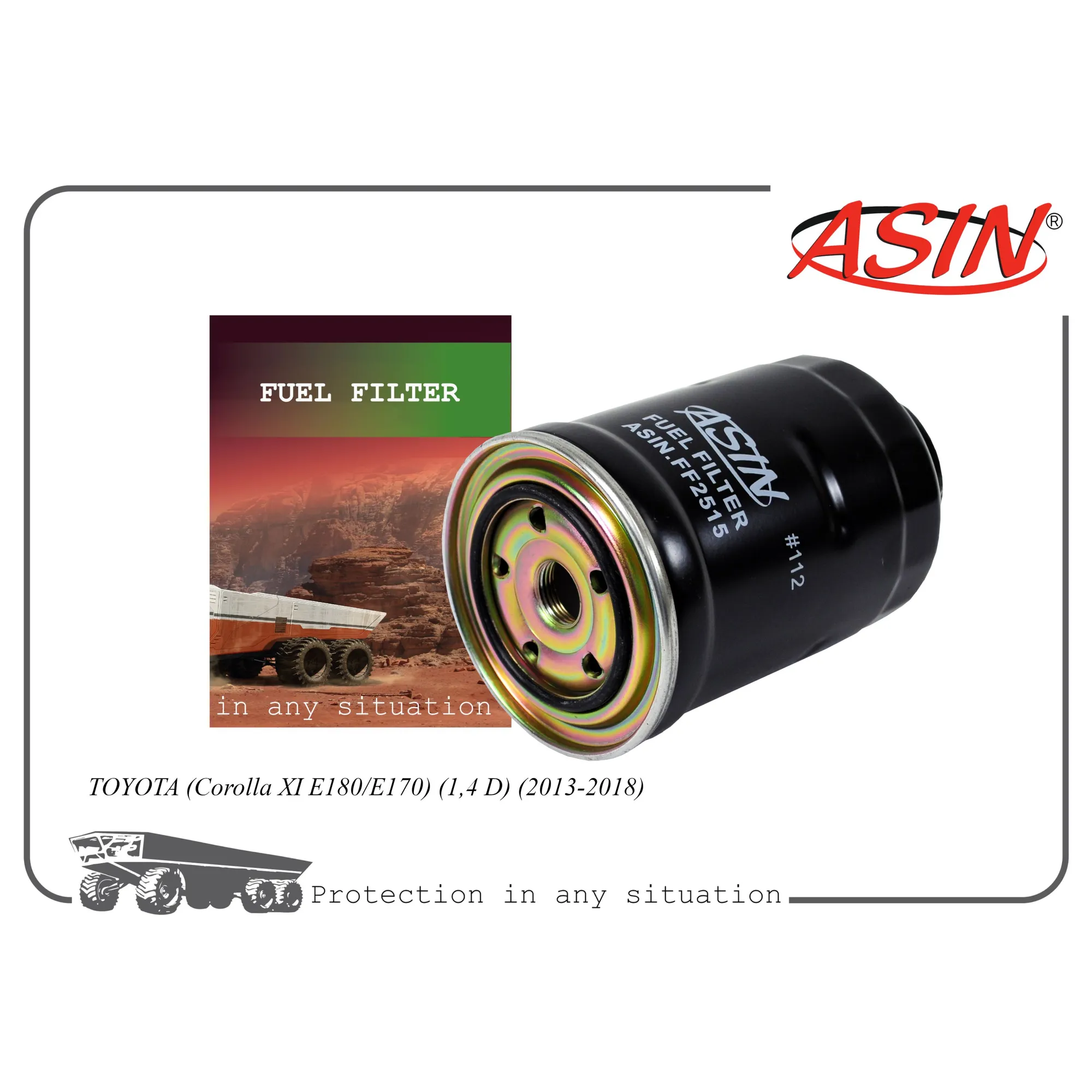 Фильтр топливный 23390-26140/ASIN.FF2515 ASIN ASIN ASIN.FF2515