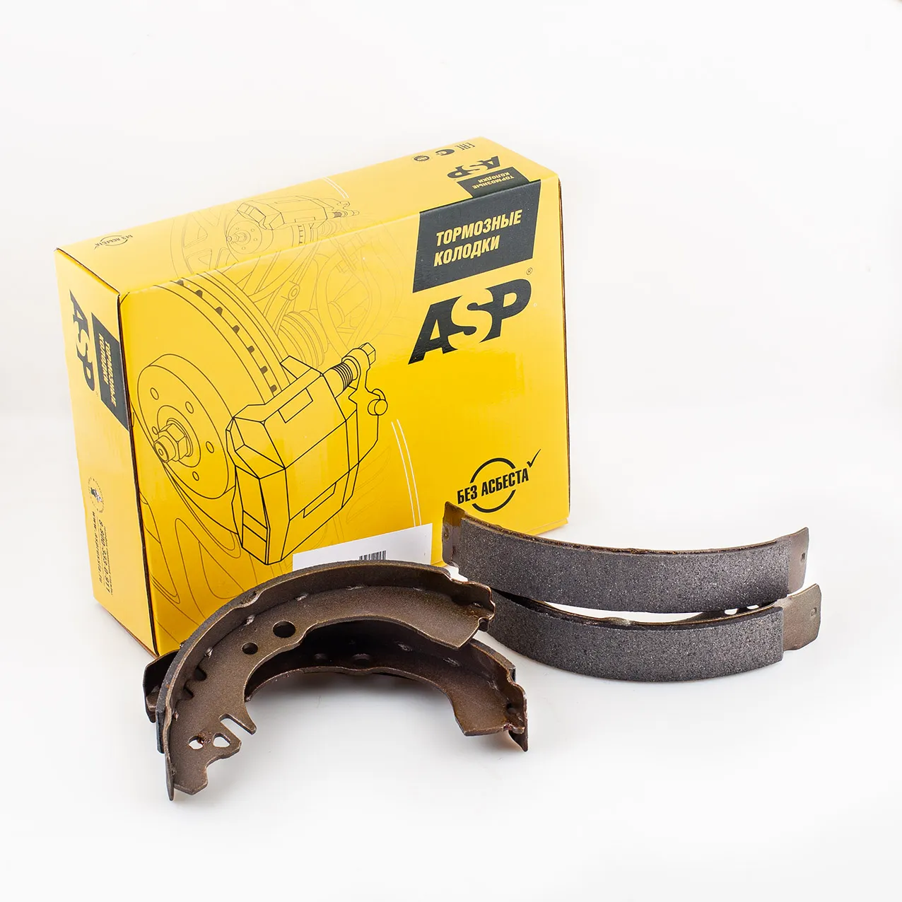 Колодки задние Lifan Smily 320/Geely 180x25 мм ASP K300103