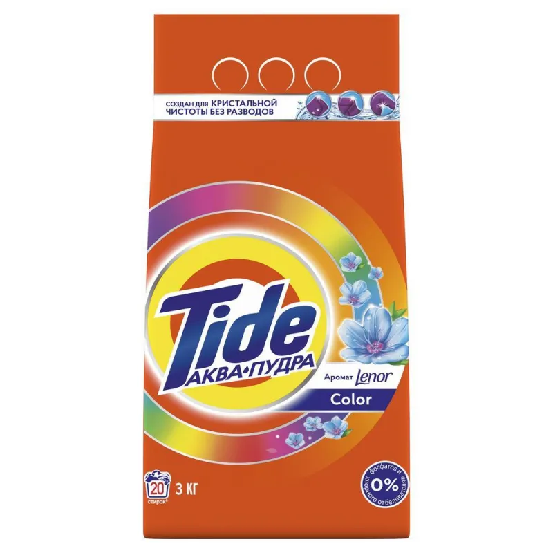 Порошок стиральный TIDE Color Lenor Touch of Scent 3кг 1487519