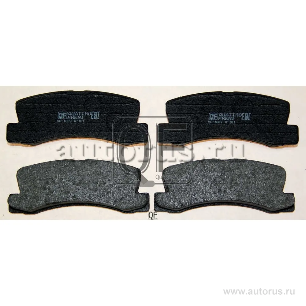 Колодки тормозные RR без датчика TOYOTA, QUATTRO FRENI QF58900