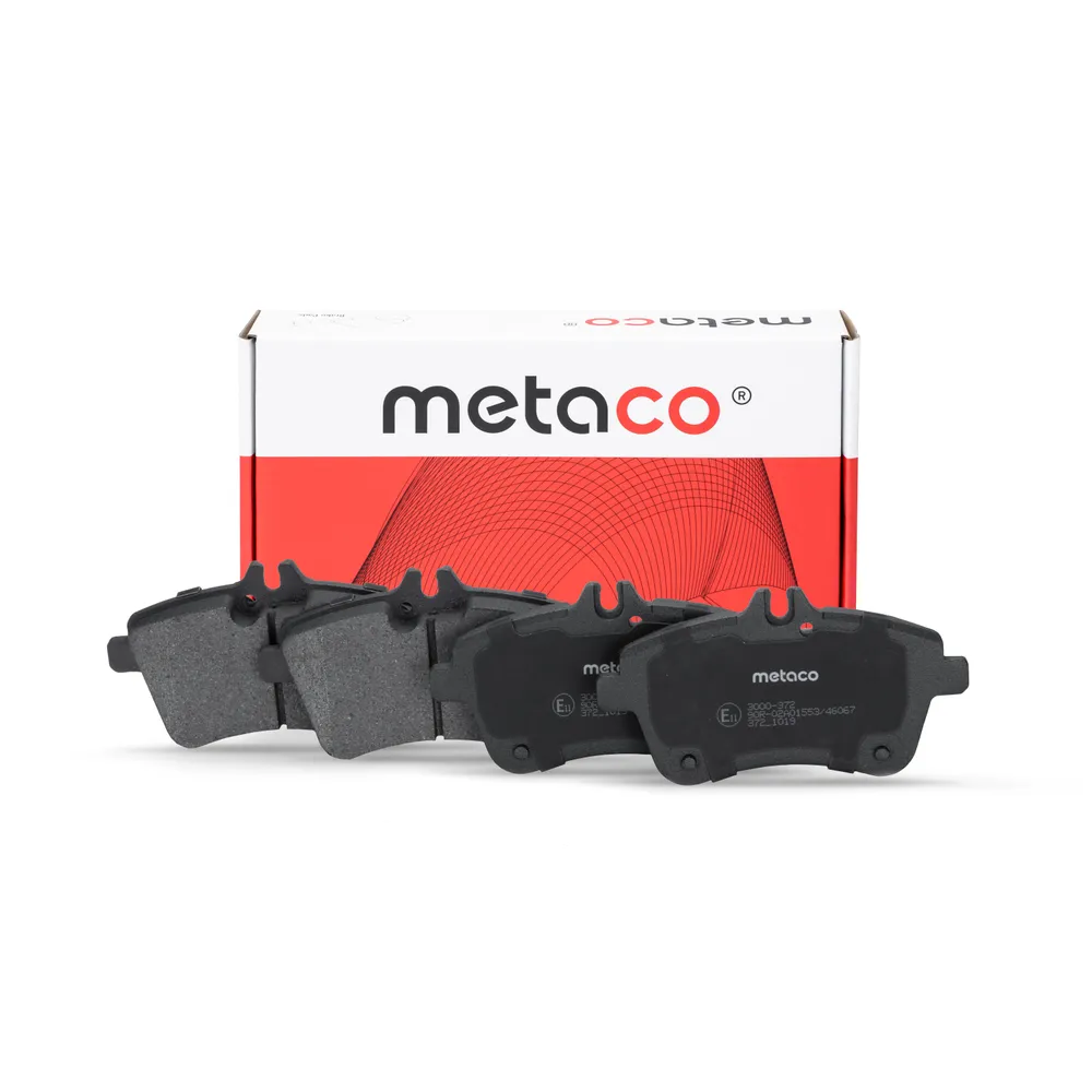 Колодки тормозные передние к-кт A140/160 W169 (2004>) Metaco 3000-372