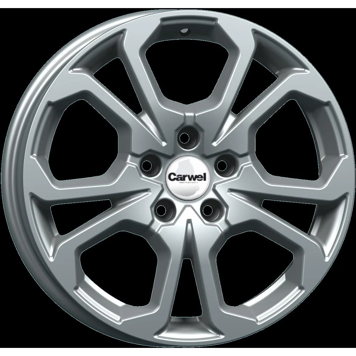 Диск литой R17 6.5J 5x114.3/60.1 ET50 Carwel Ванда 242 SB 00027482