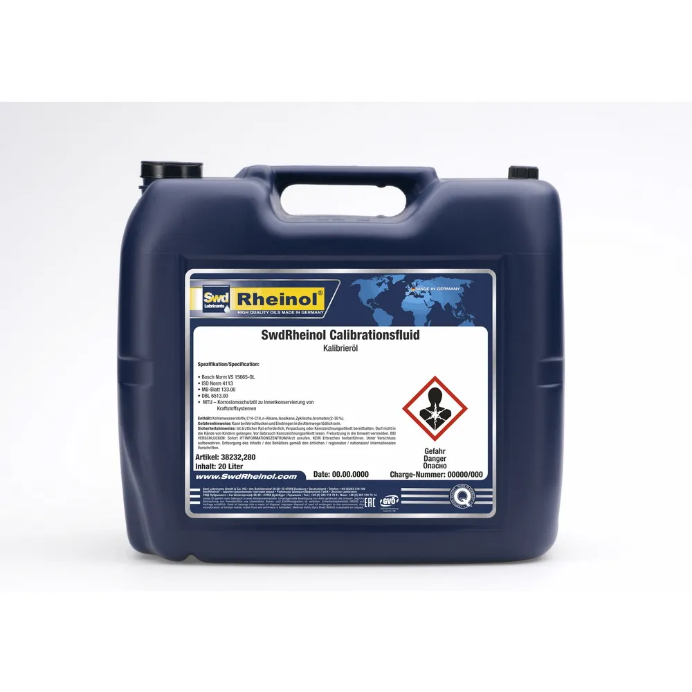 Масло для станков SWD RHEINOL Calibrationsfluid 20 л 38232,280