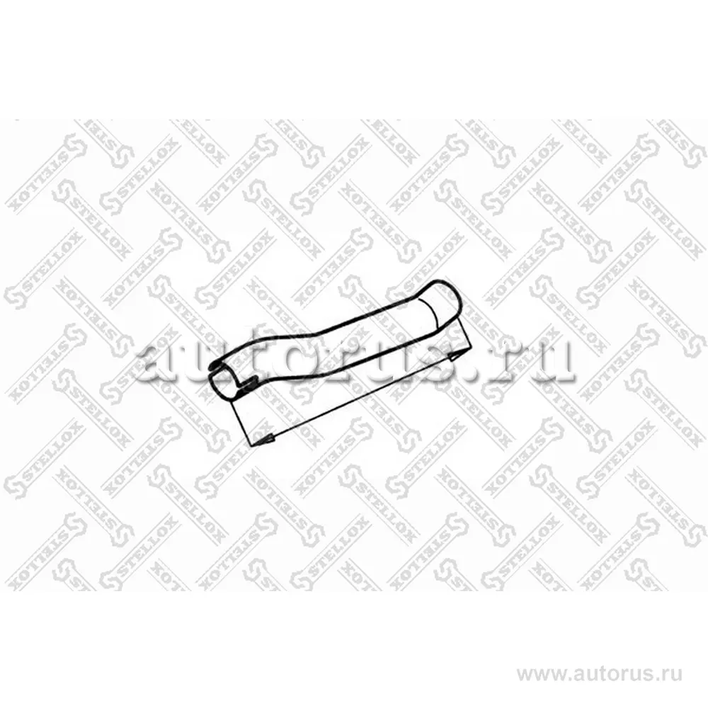 Труба глушителяL695 Scania P/R113 (HJB STELLOX 8203555_SX