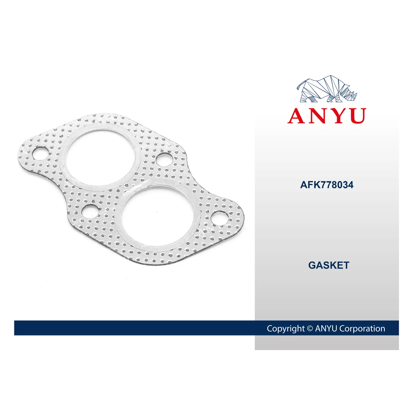 Прокладка приемной трубы для AUDI VW ANYU AFK778034