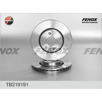 Диск тормозной передний RENAULT LAGUNA 1.6-2.0 16V 01 RENAULT FENOX TB219191