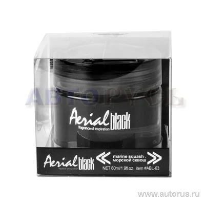 Ароматизатор Aerial Black гелевый банка FKVJP ABL