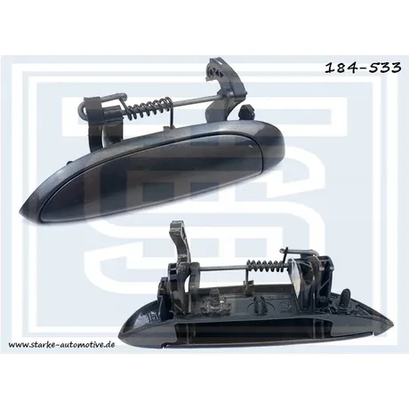 Ручка двери RENAULT LOGAN/CLIO II/MEGANE I наружняя, передняя L/задняя L STARKE 184-533