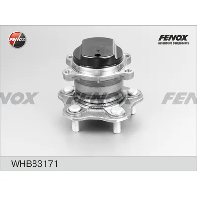 Ступица задняя в сборе NISSAN Qashqai 1.6/2.0L/1.5DCI 06-> /2WD FENOX WHB83171