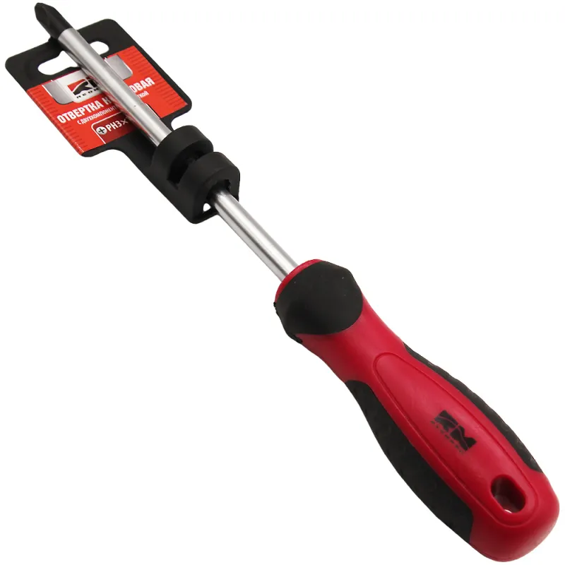 Отвертка крестовая PH3х150 мм c двухкомпонентной рукояткой RedMark REDMARK RM80749