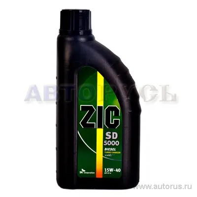 Масло моторное ZIC 5000 SD CH-4 15W-40 минеральное 1 л 133126
