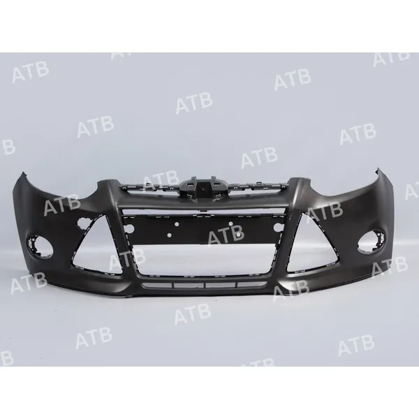 Бампер Ford Focus 3 2011-2015 передний под ПТФ ATB 1AFF3010F