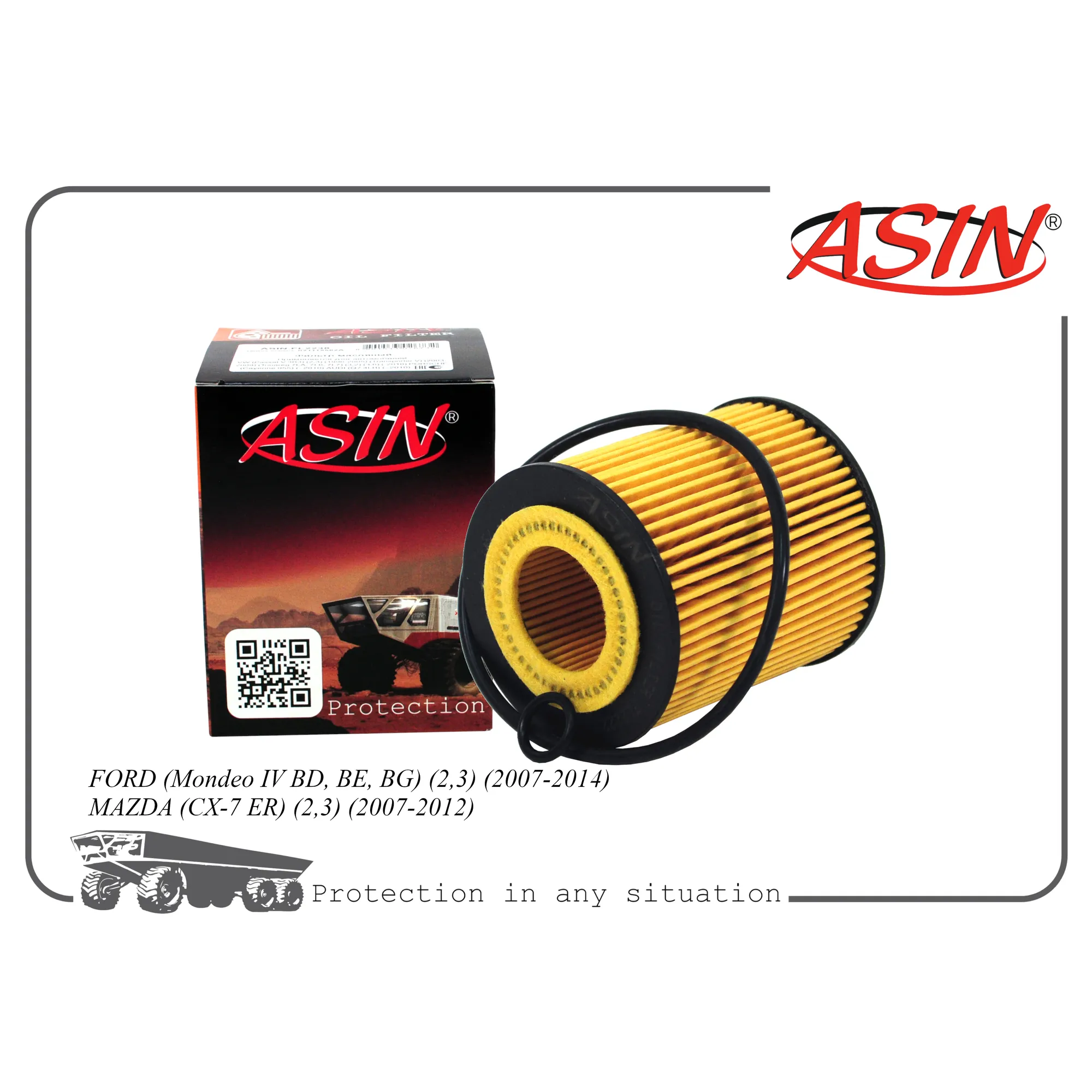 Фильтр масляный 1343102/ASIN.FL2222 ASIN ASIN ASINFL2222