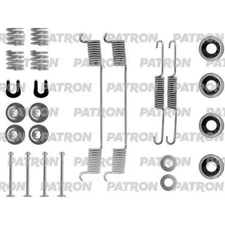Комплект монтажный тормозных колодок барабанных HYUNDAI: SONATA I 88-93, SONATA II 93-9 PATRON PSRK0101
