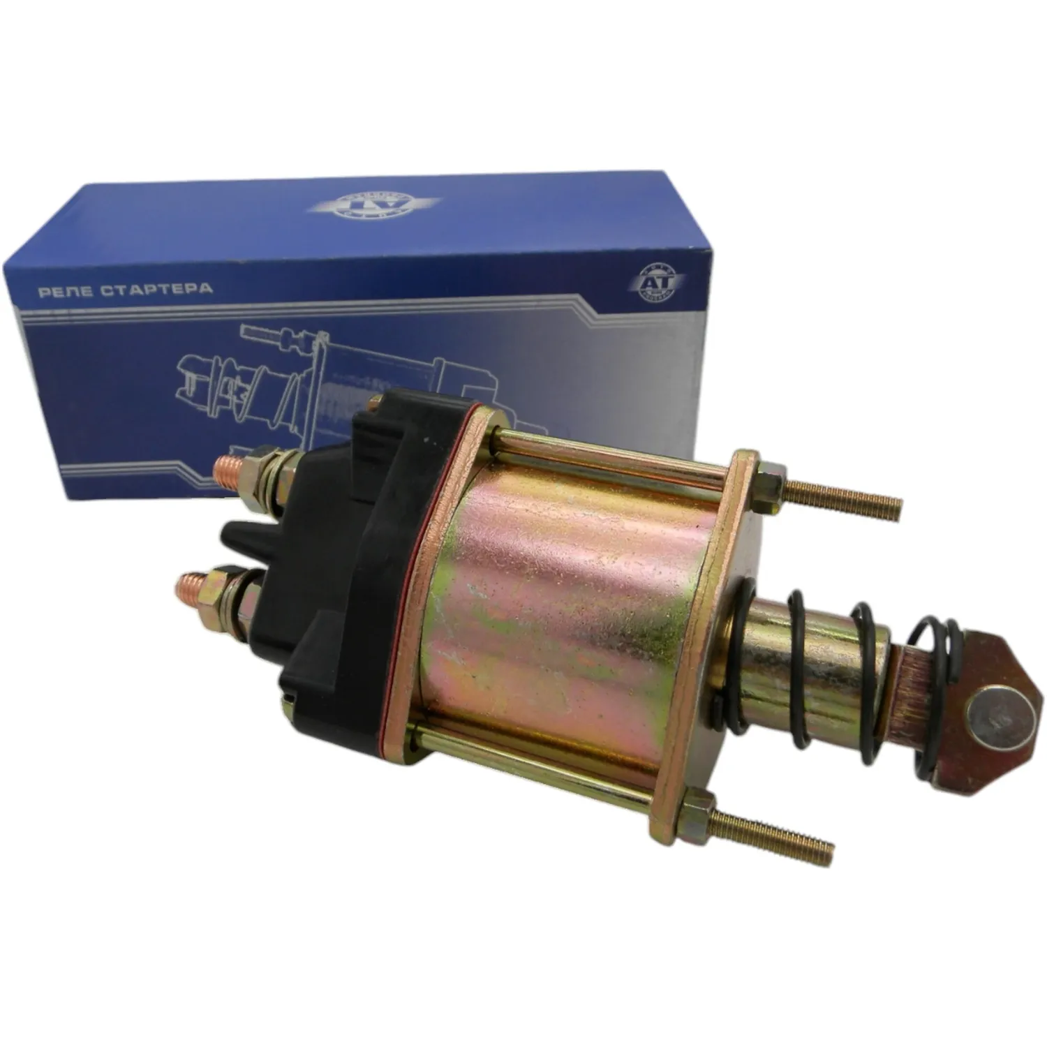 Реле стартера_VAZ 2101/2102 82-, 2103/2106 87-, 2105/2104/2107 92- AUTO TECHNOLOGIES GROUP AT 3708805-00