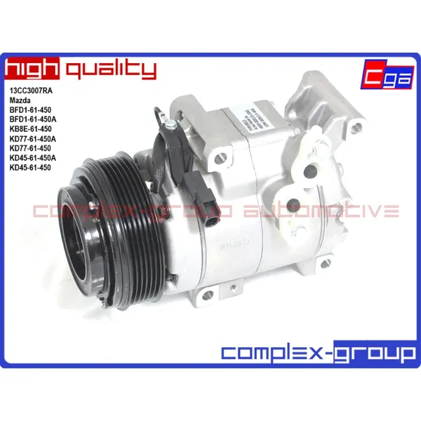 Компрессор Mazda 3(BM), Mazda 6 (GJ), Mazda CX-5 (KE) CGA 13CC3007RA