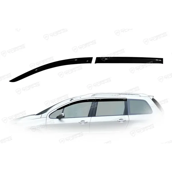 Дефлектора на окна комплект для Peugeot 307 Wagon 2002-2008 деф.окон CT Cobra tuning P10902