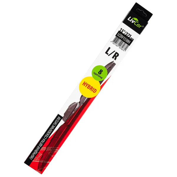Щетка стеклоочистителя LIVCAR WIPER HYBRID гибридная 15/380 мм LIVCAR LCDV1538H