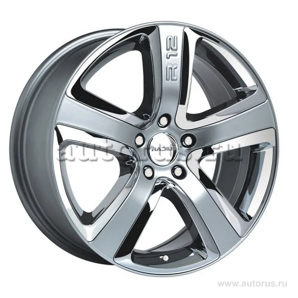 Диск литой R19 9J 5x120/72.5 ET20 RADIUS RS012 Satin Silver RS0129019AA5NI20GB1