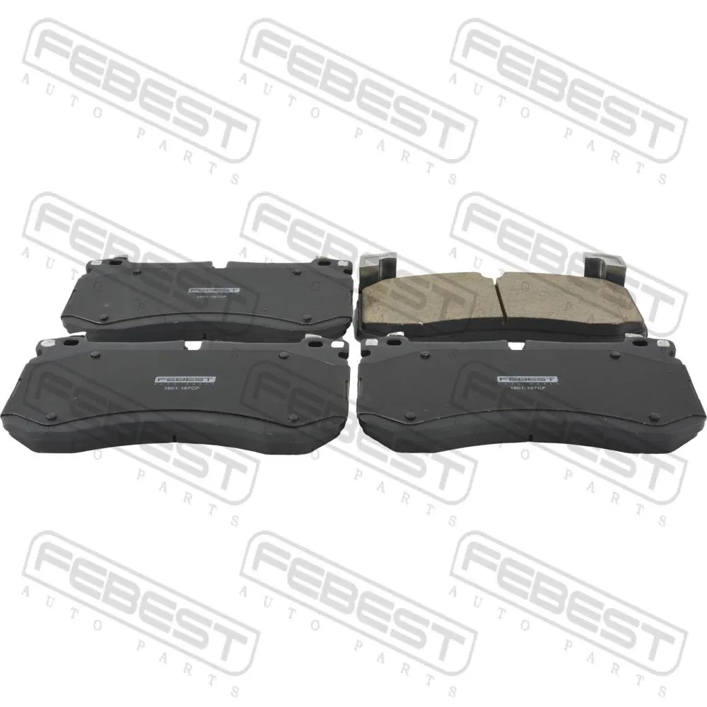 Колодки тормозные передние (керамика) сERAMIC FEBEST 1601-167CF