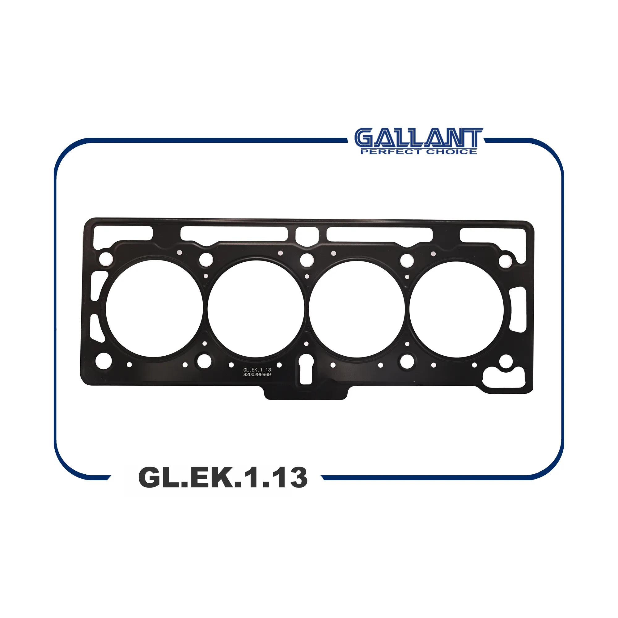 Прокладка ГБЦ 8200296969 GL.EK.1.13 LADA Largus 8кл /металл/ GLEK113