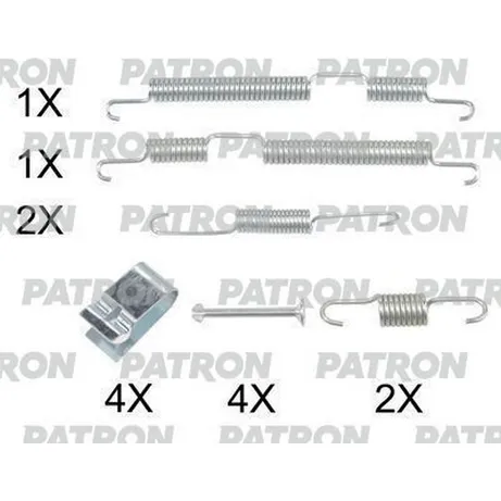Комплект монтажный тормозных колодок барабанных HYUNDAI: GETZ (TB) 02- PATRON PSRK0229